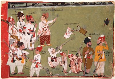 Adar Singh and Saman Singh shooting birds by Pemji